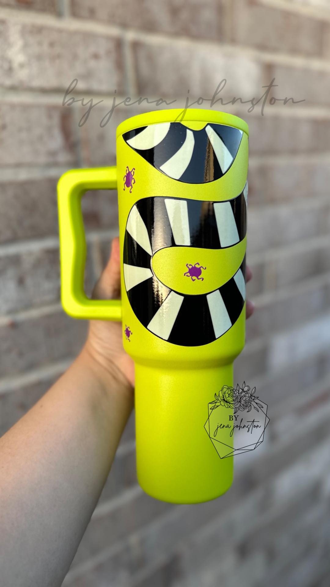 Beetle Juice UVDTF Tumbler