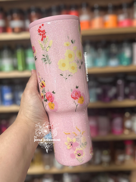 Custom Wildflower Tumbler