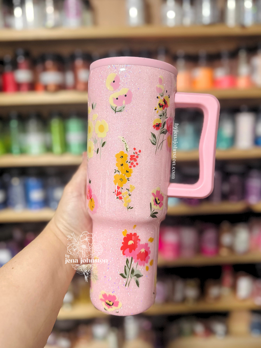 Custom Wildflower Tumbler