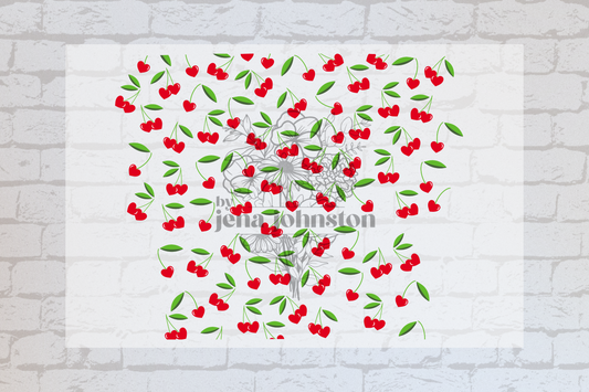 Heart Cherries Wrap