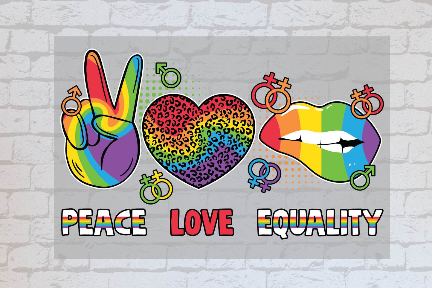 Peace Love Equality -UVDTF