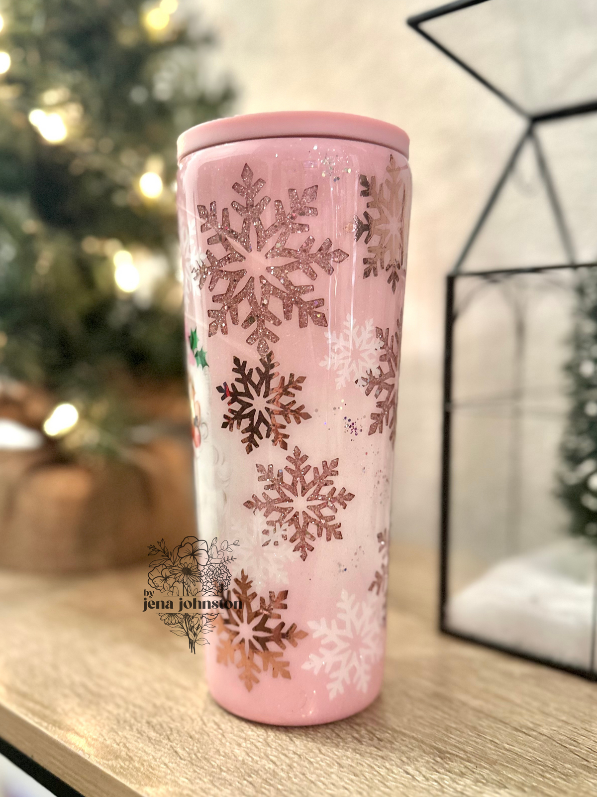 Pink vintage Santa