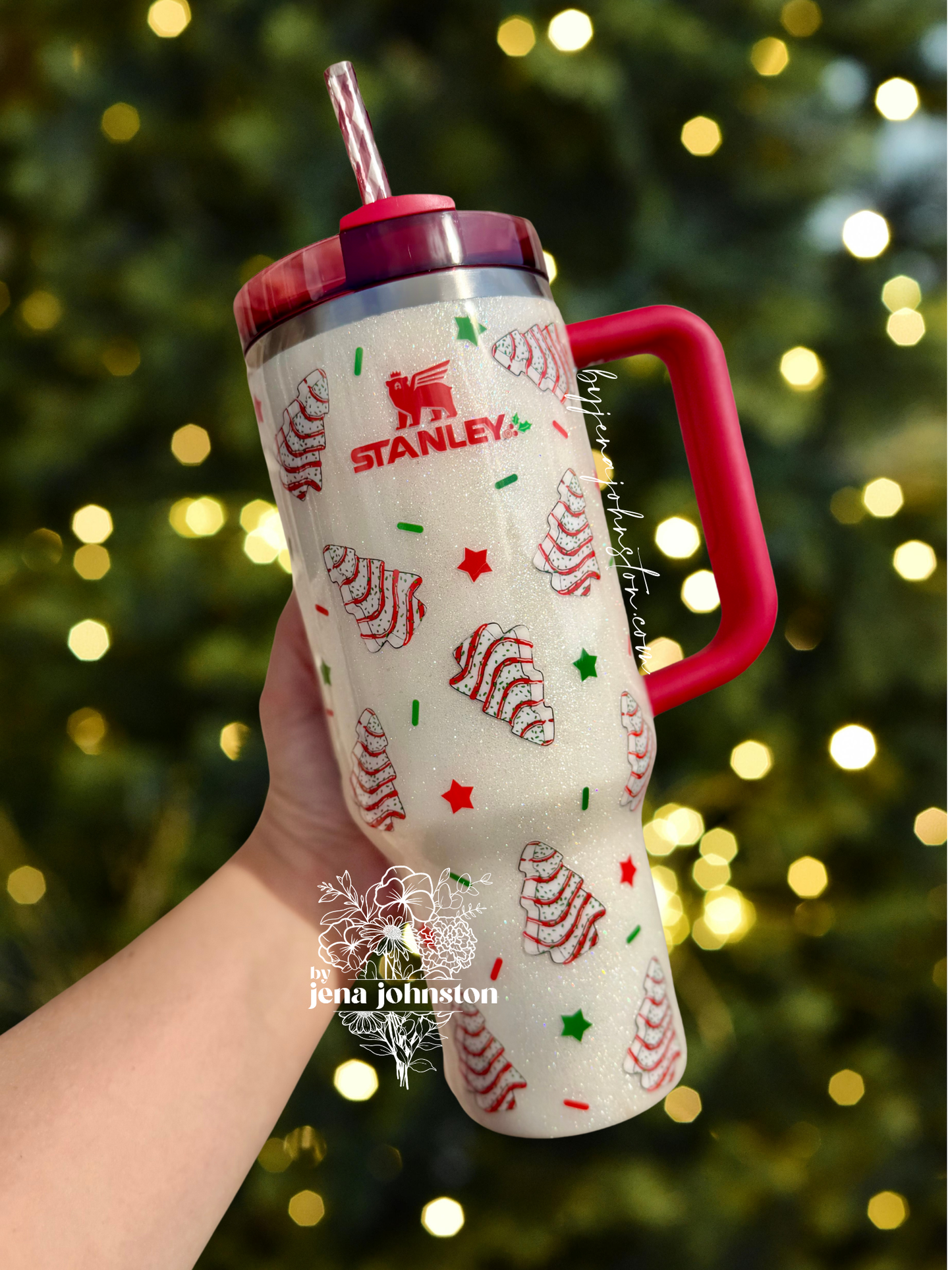 40oz Christmas Cakes Stanley