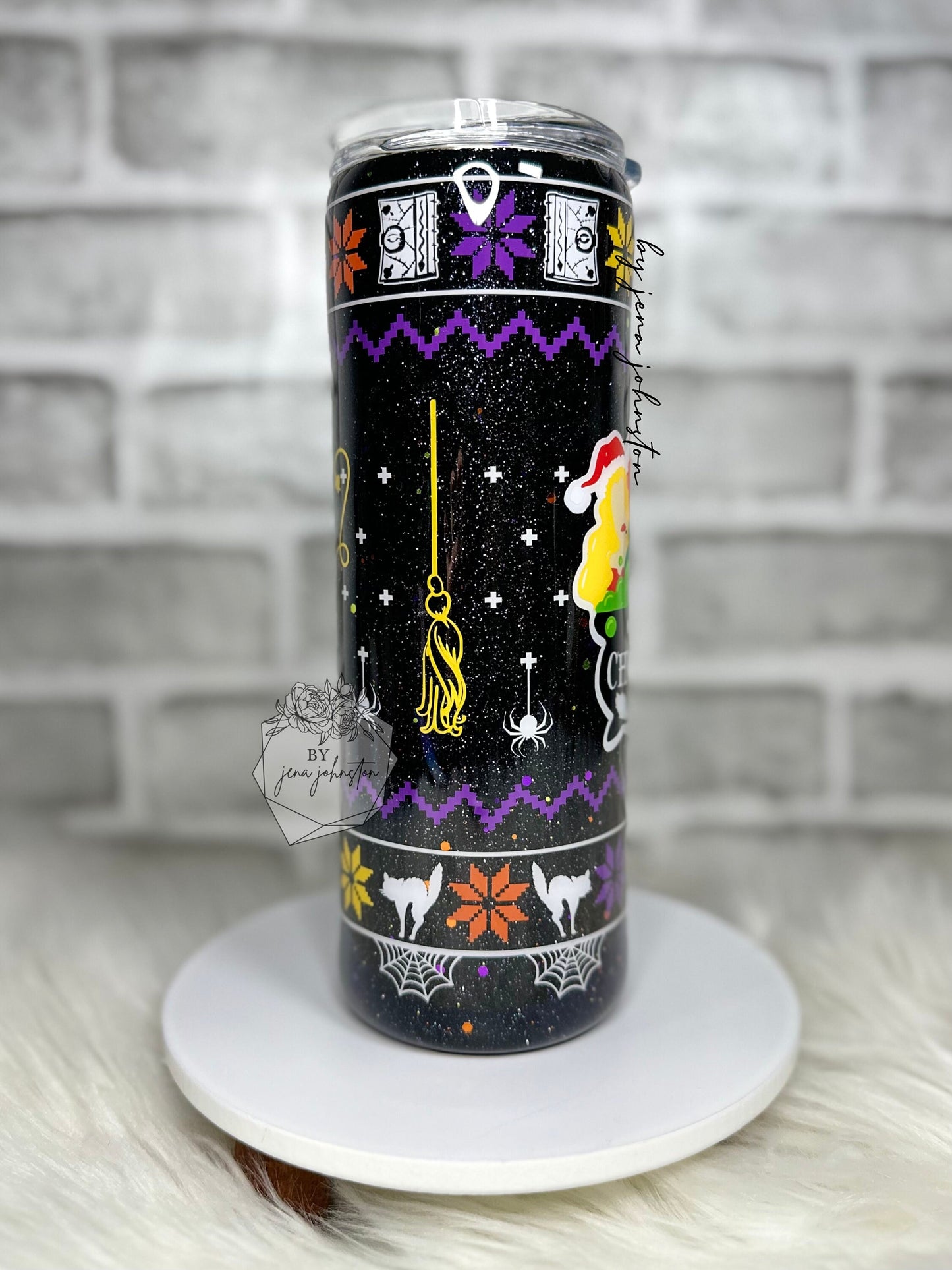 Sanderson Sisters Hocus Pocus "Ugly" Sweater Epoxy Tumbler