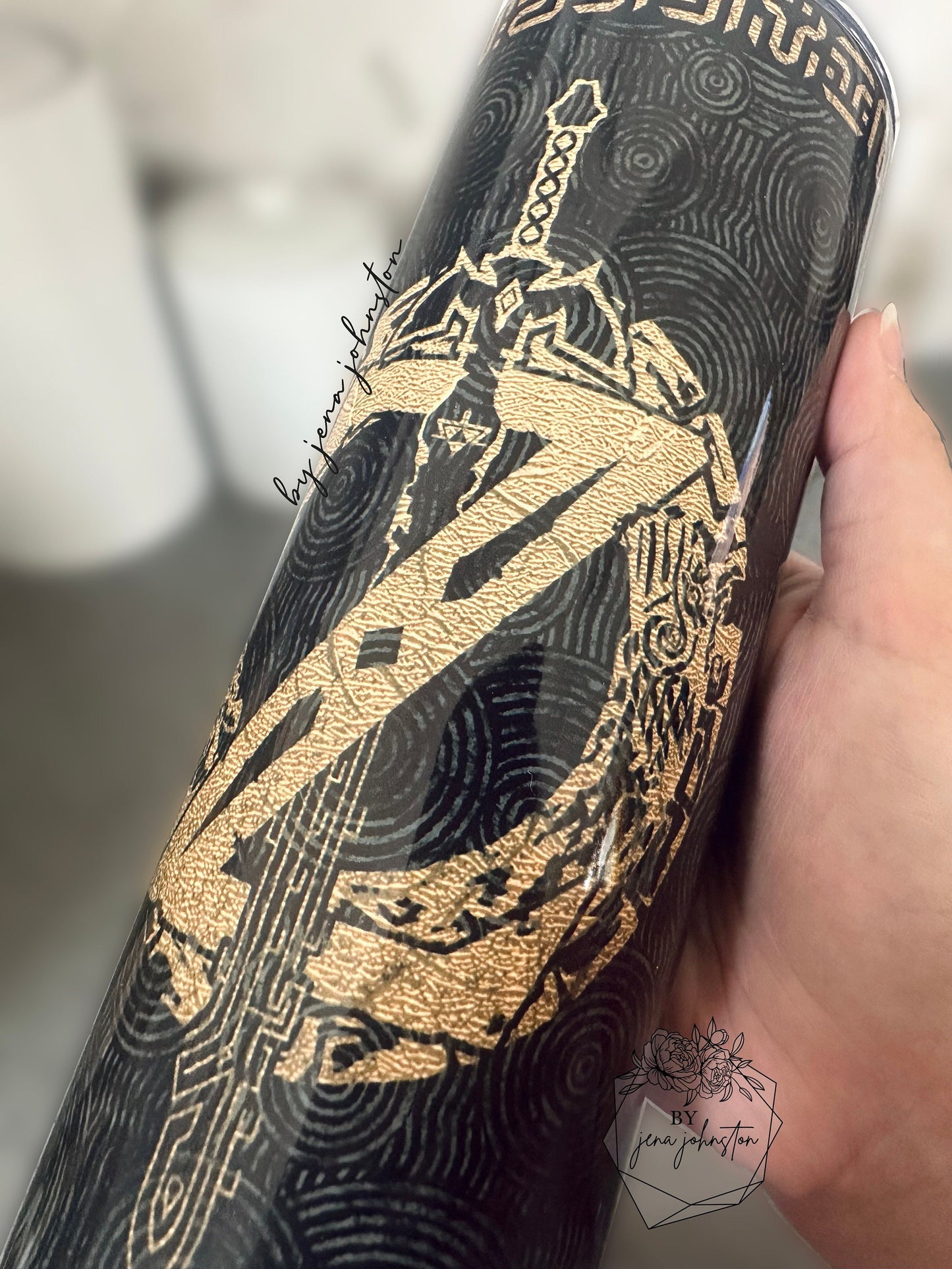 Zelda Tears of the Kingdom Gold 20oz Tumbler - Sublimation