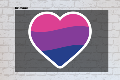 bisexual heart flag  -UVDTF