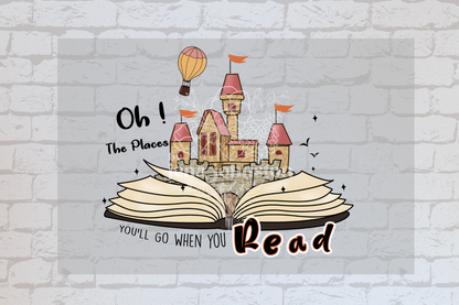 Oh the places you'll go when you read - UVDTF