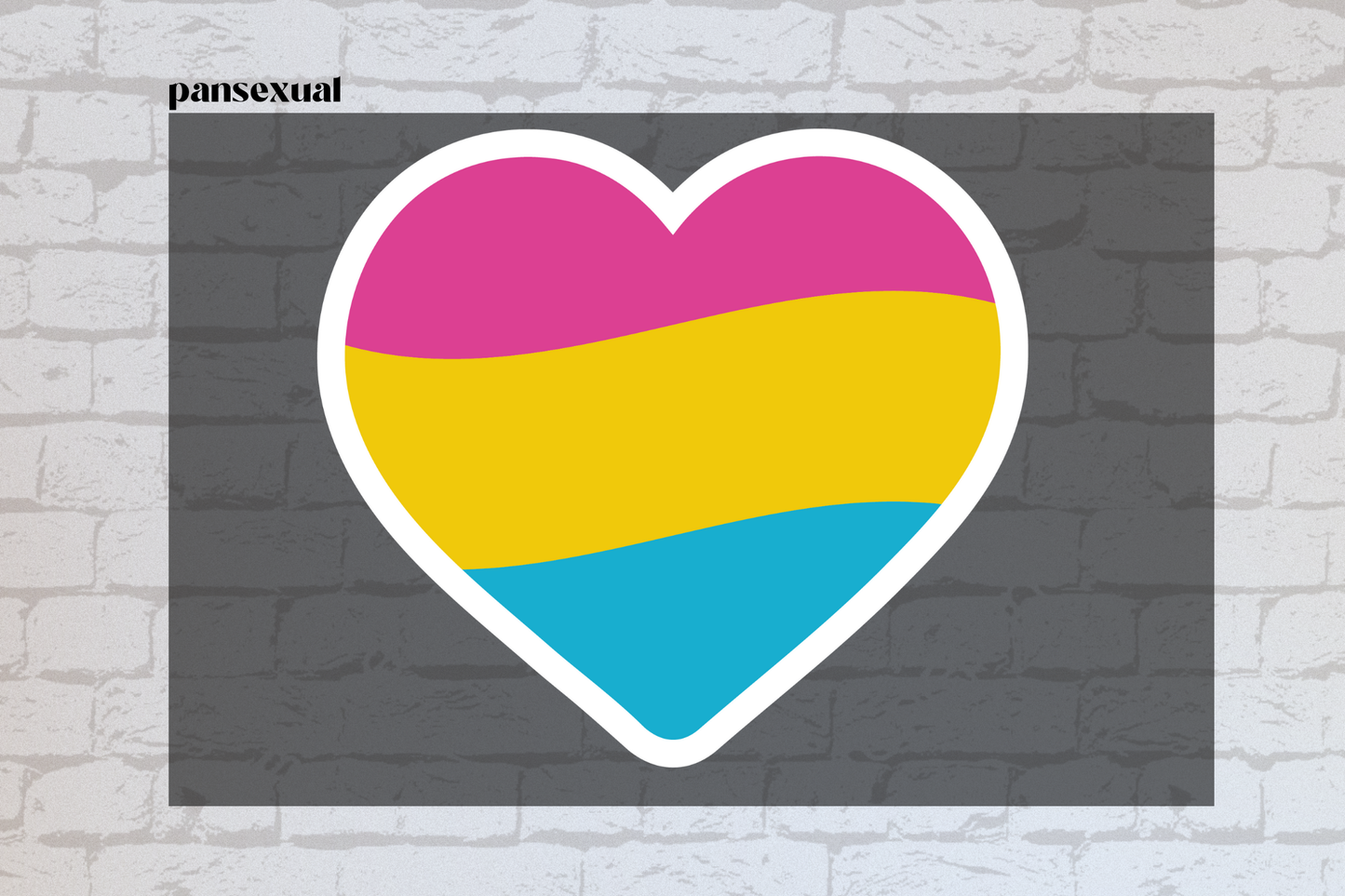 pansexual heart flag  -UVDTF