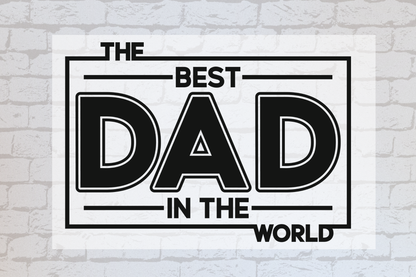 The best dad in the world  -UVDTF