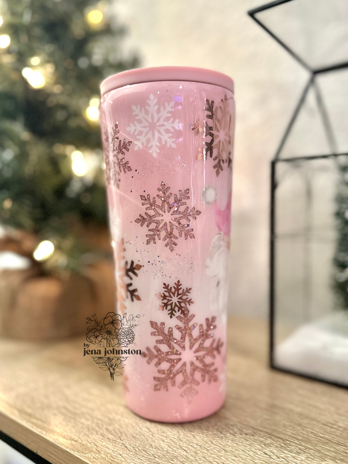 Pink vintage Santa