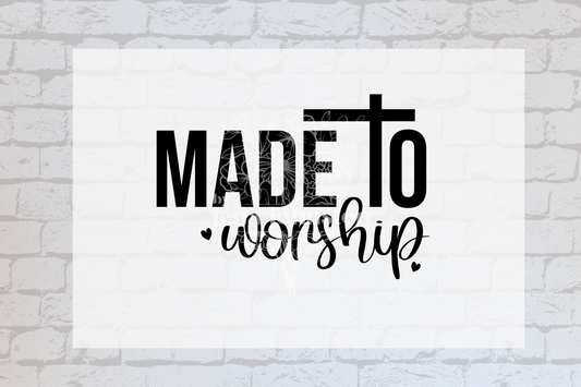 Made to worship