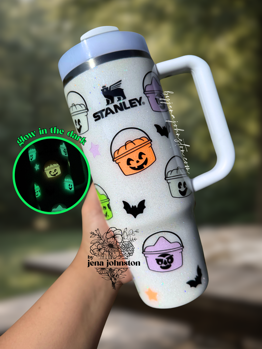 Glow in the Dark Boo Buckets