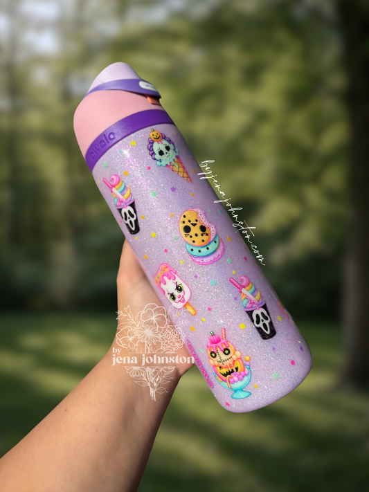 RTS 24oz Owala Horror Sweet Treats
