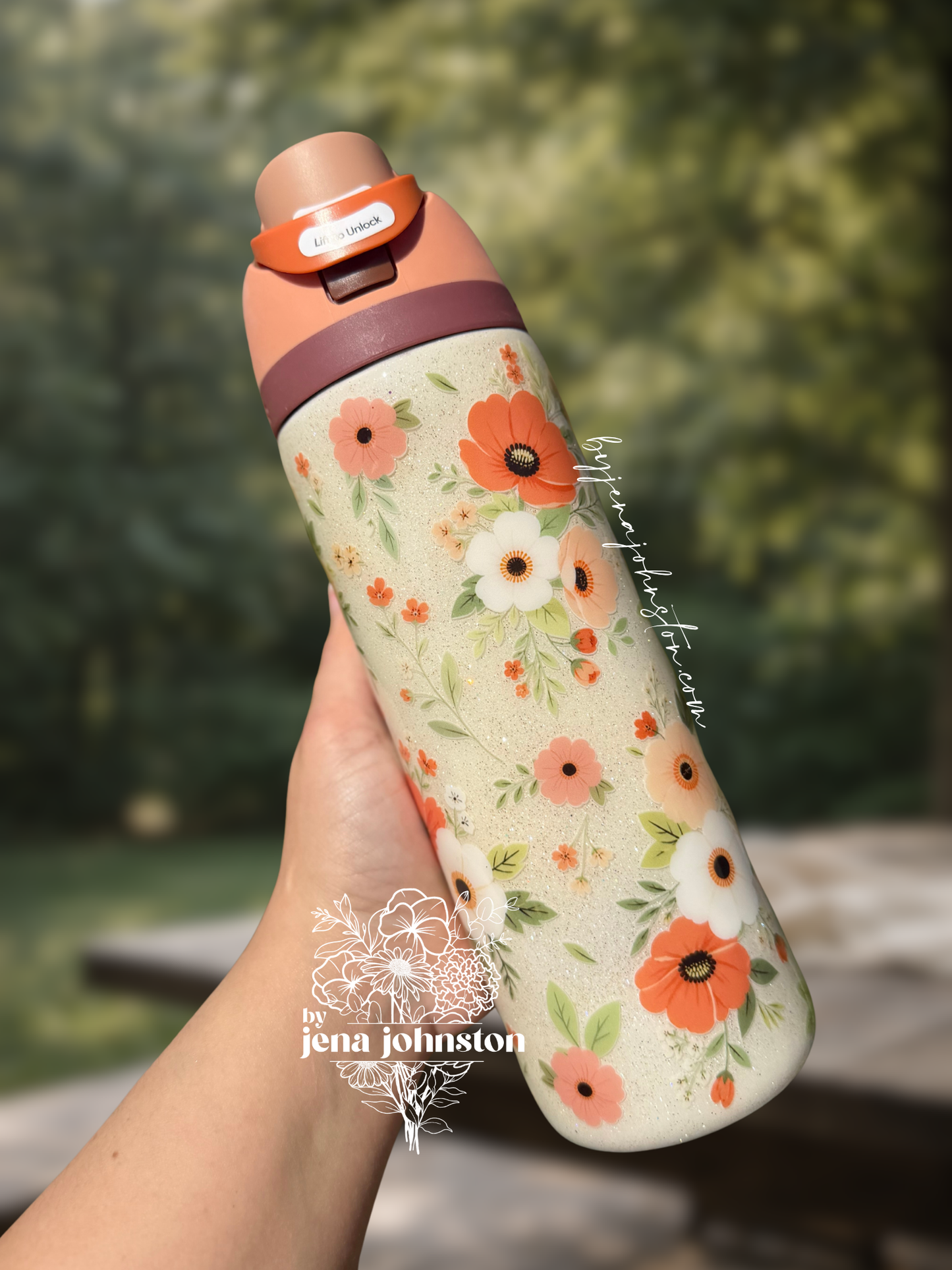 RTS 24s Owala Orange Florals