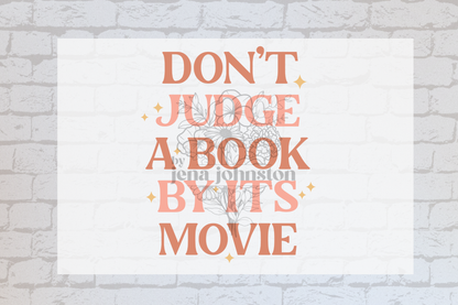 Don't Judge A Book By It's Movie - UVDTF