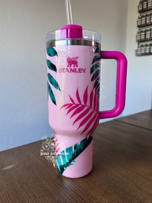 RTS 40oz Stanley - Tropical Flamingo