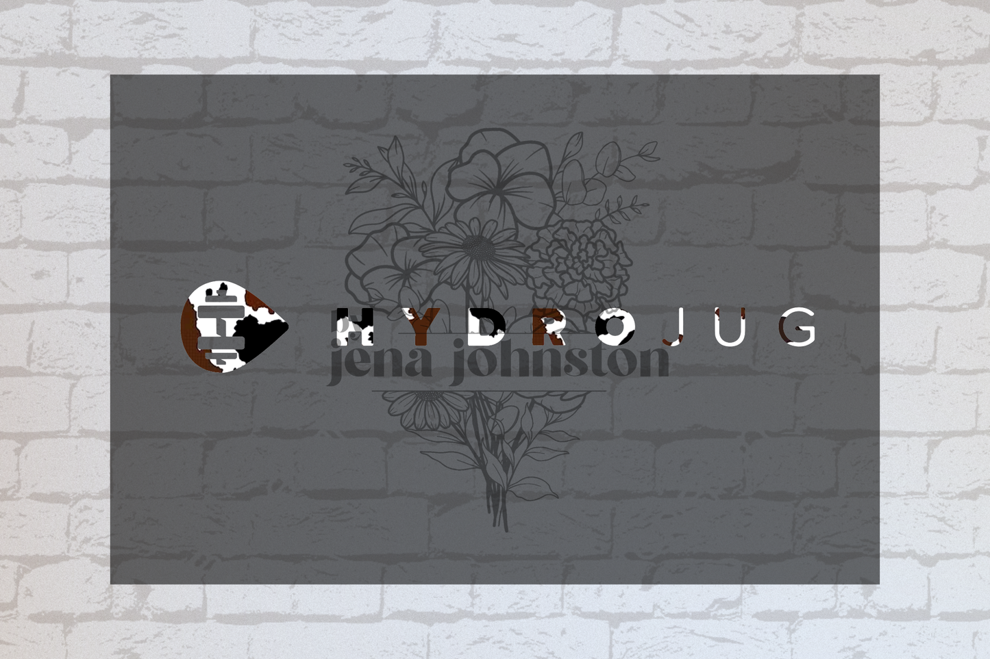 Tumbler Logos - Cow Print