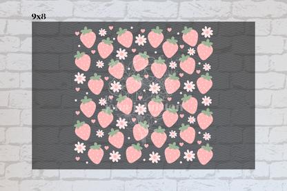 Pink Strawberries Element Sheet