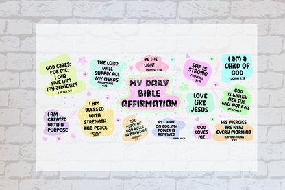 Bible Affirmations -UVDTF