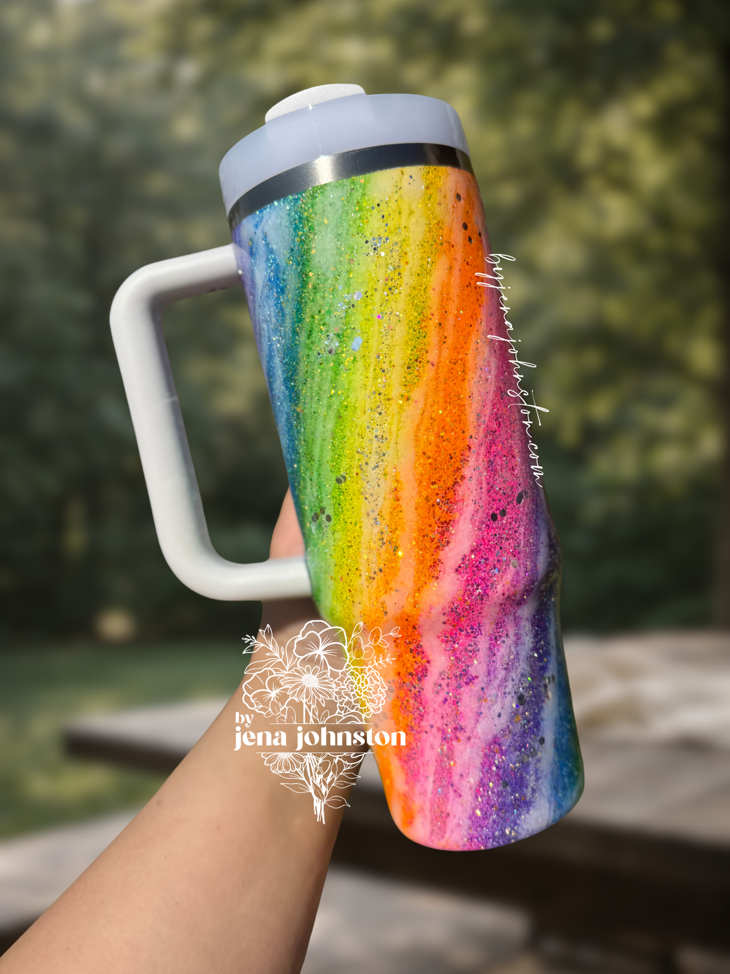 RTS 30oz Stanley Rainbow Swirl