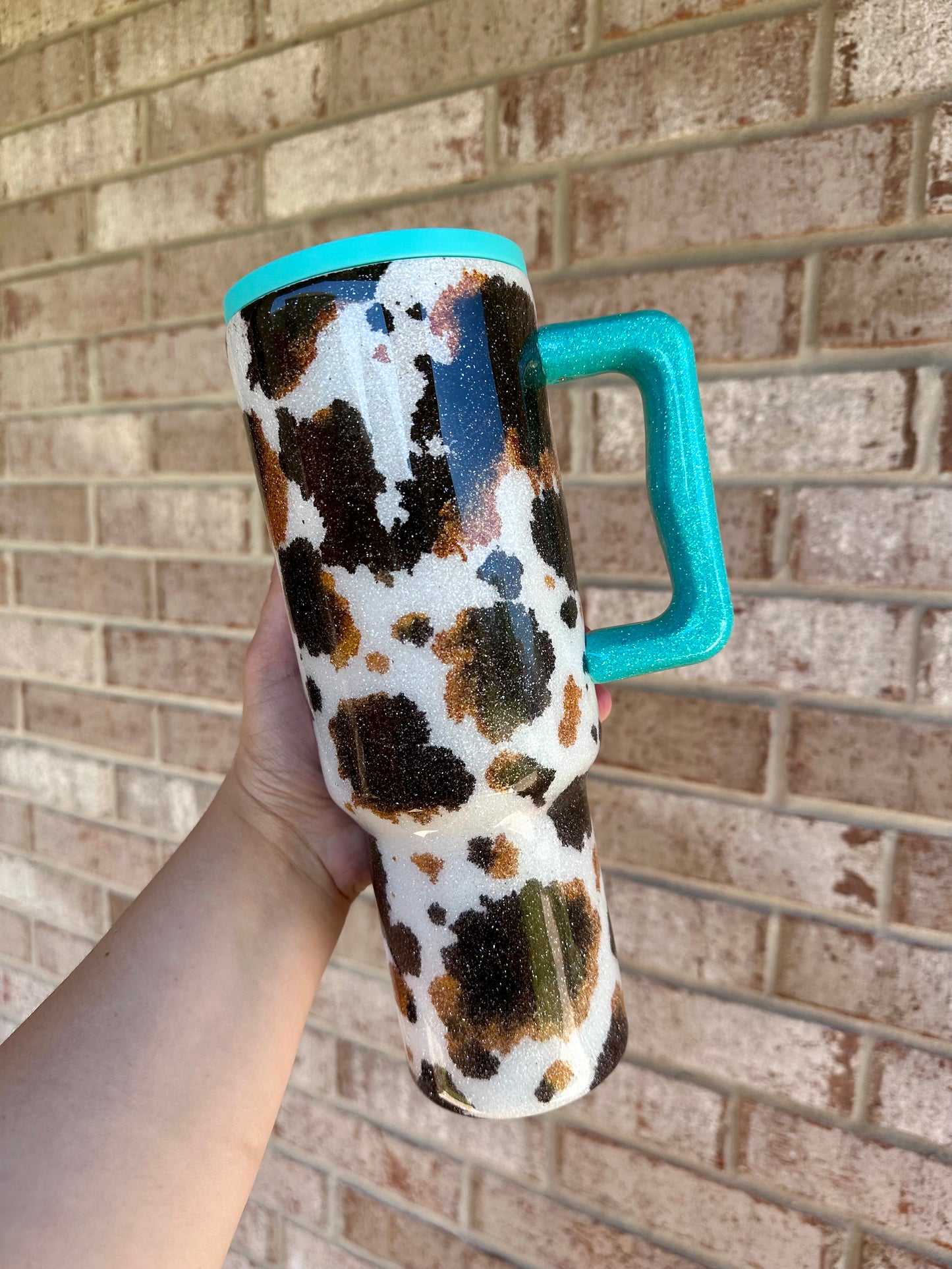 Cow Print tumbler