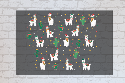 Christmas Llama Wrap