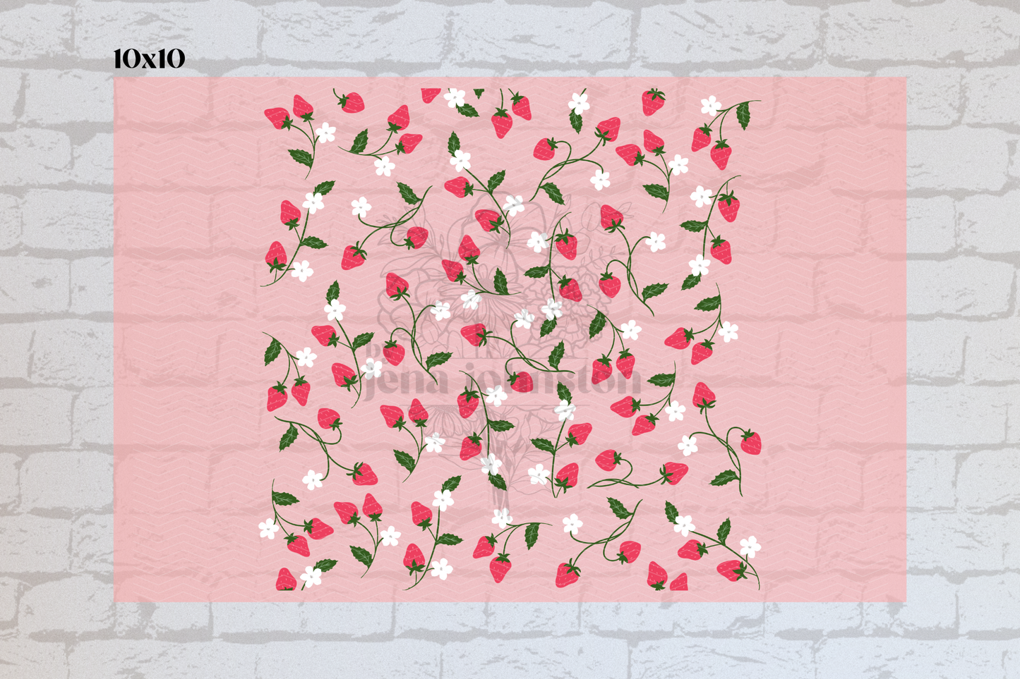 Pink Strawberries Element Sheet