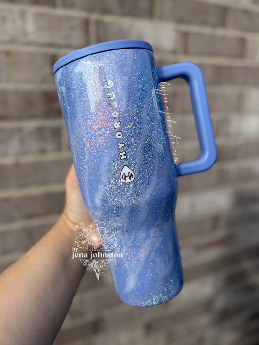 Marble Swirl 40oz HydroJug