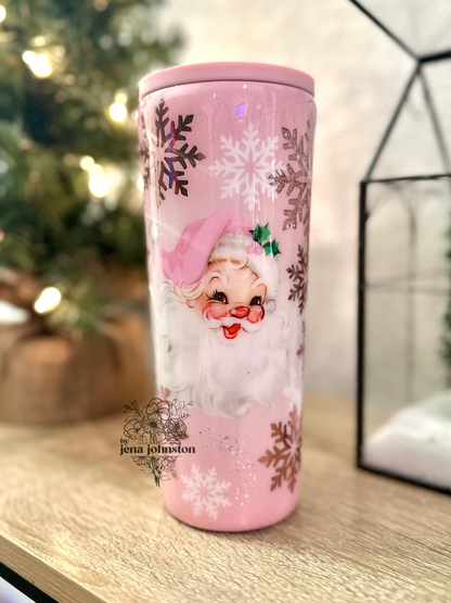 Pink vintage Santa