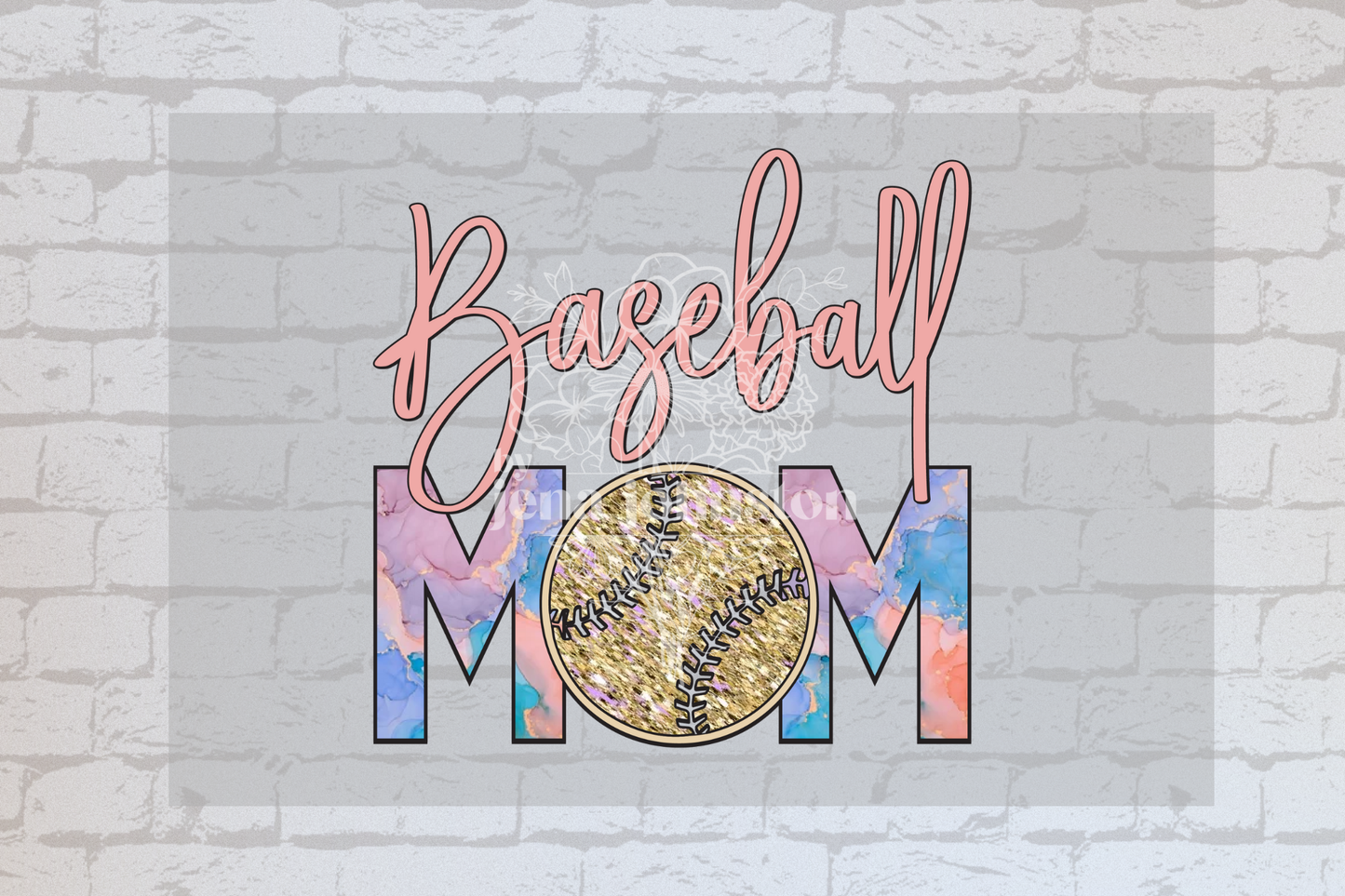 Baseball Mom- UVDTF