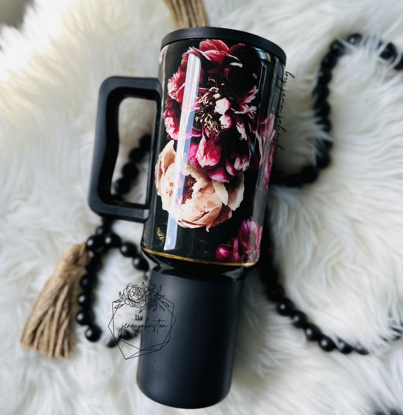 Floral Epoxy Tumbler