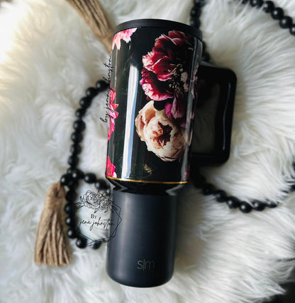 Floral Epoxy Tumbler