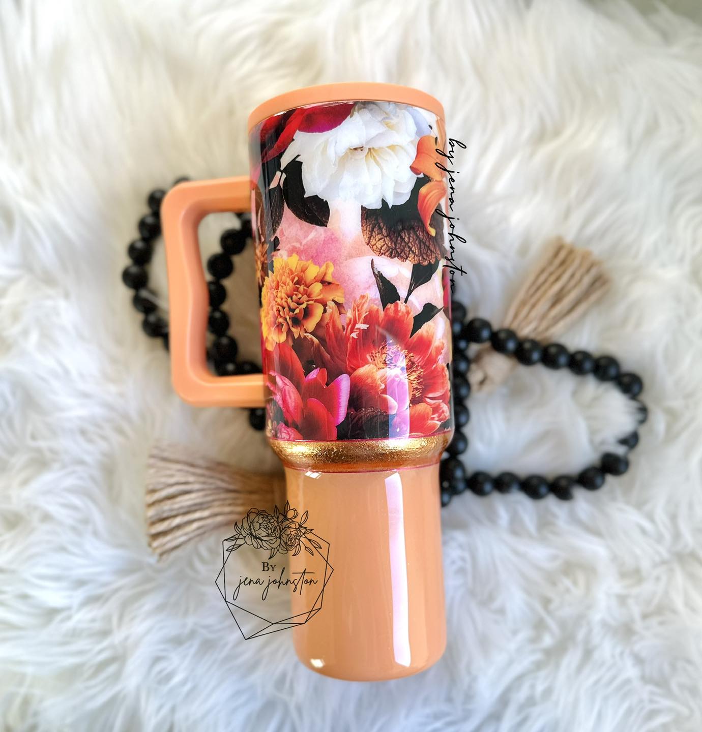 Floral Epoxy Tumbler