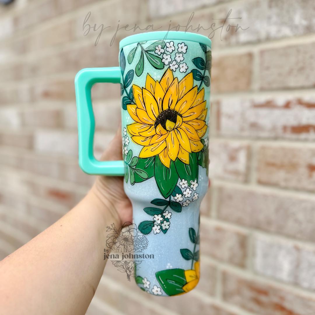 Handpainted Sunflower