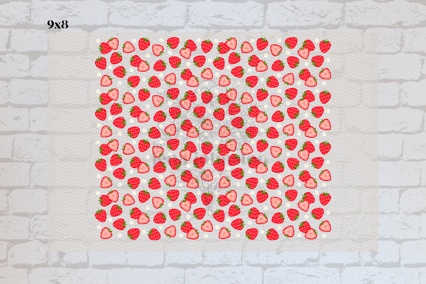 Red Strawberries & Daisies Element Sheet