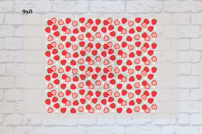 Red Strawberries & Daisies Element Sheet