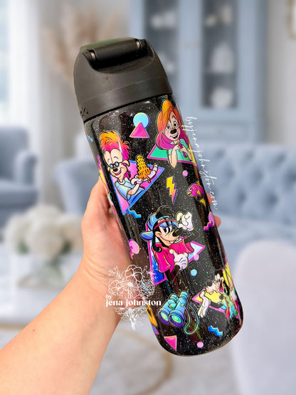 RTS Goofy - black holo glitter