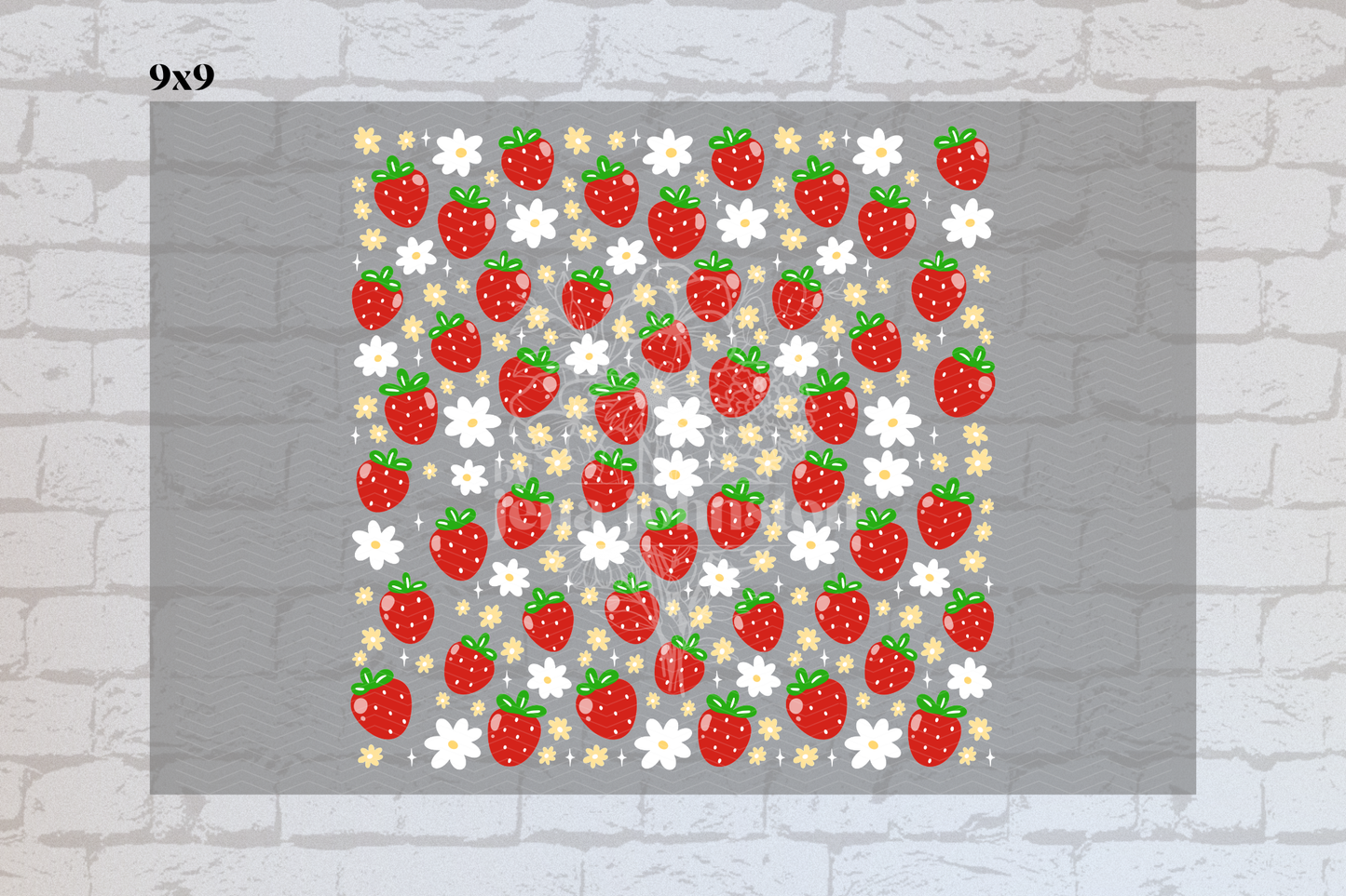 Strawberries & Daisies Element Sheet