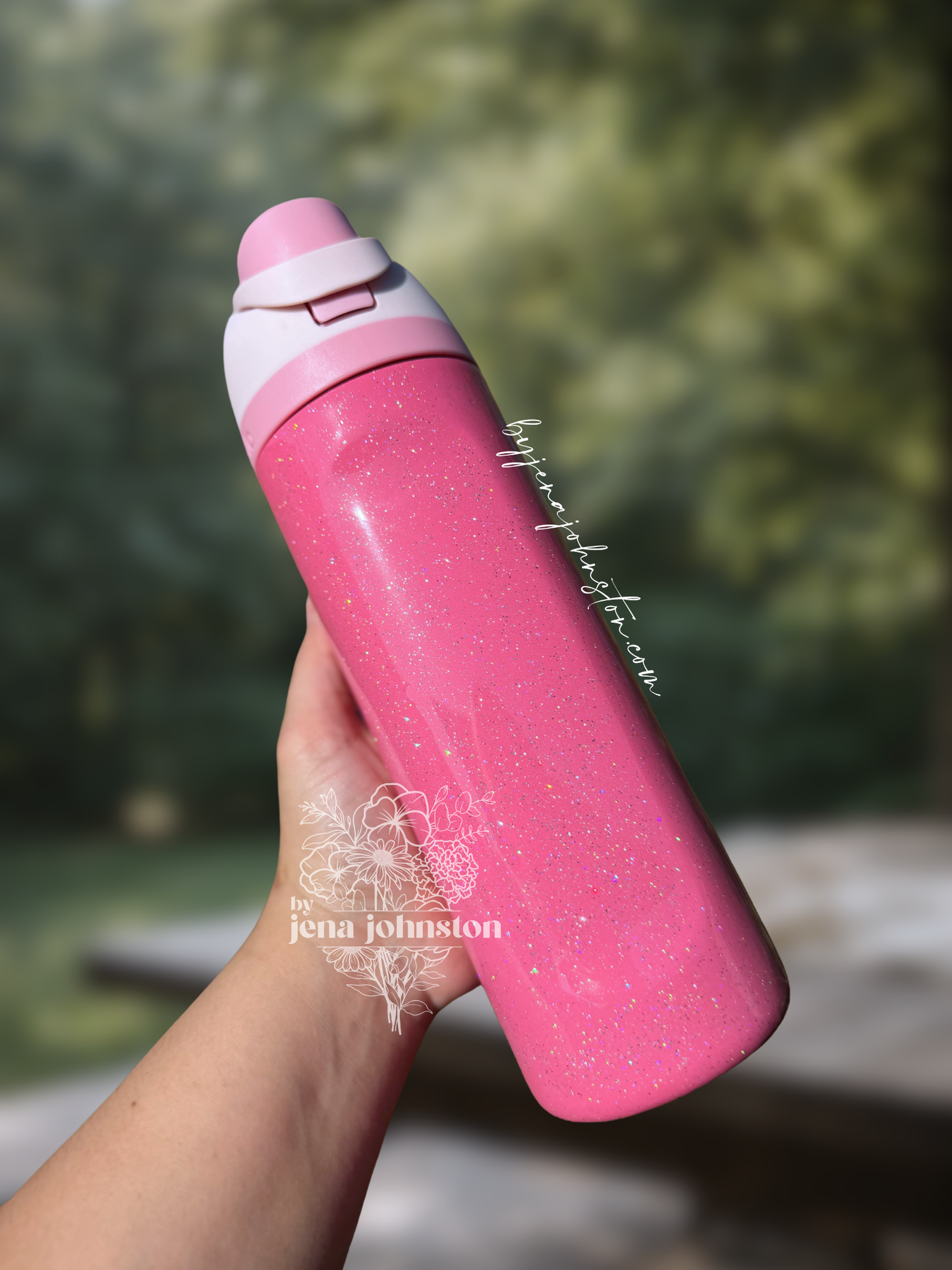 RTS 24oz Owala x Starbucks Holo Glitter