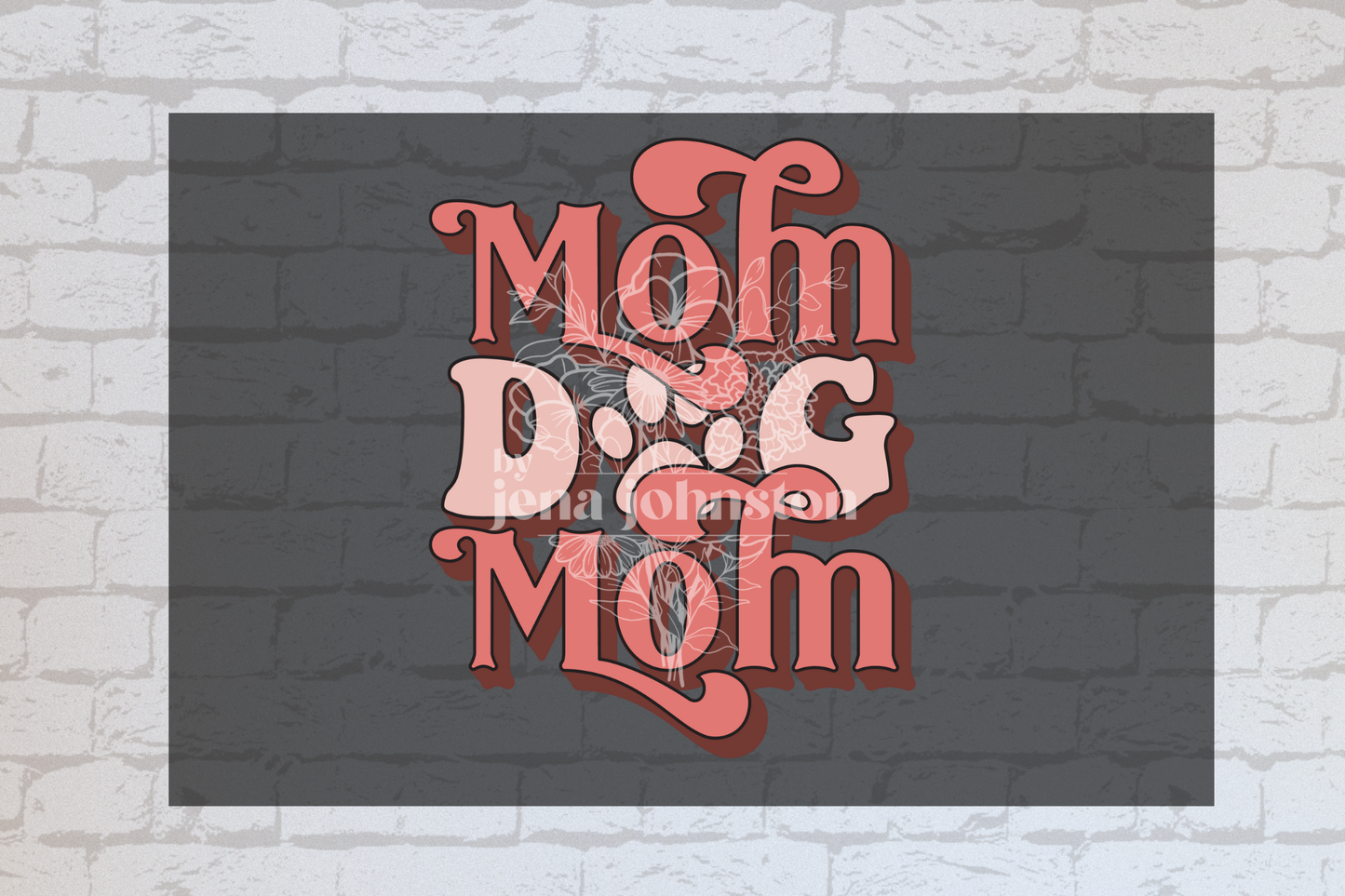 Mom Dog Mom UVDTF