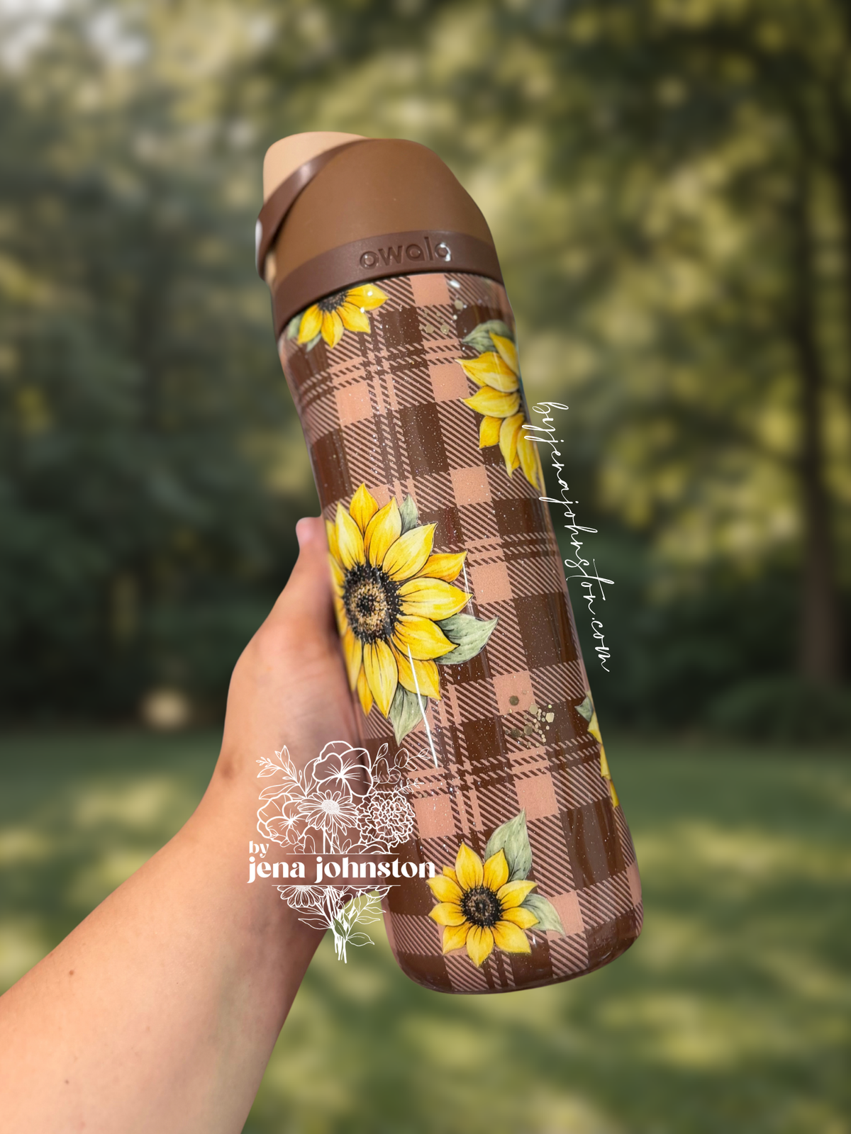 RTS 24oz Plaid Sunflower