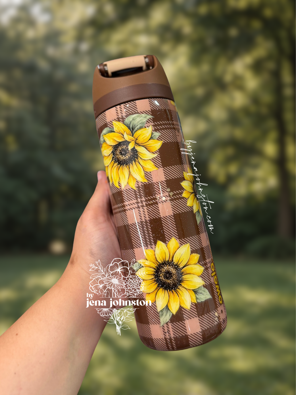 RTS 24oz Plaid Sunflower