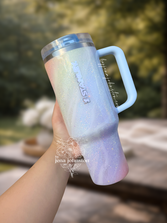 RTS 40oz Rainbow Swirl