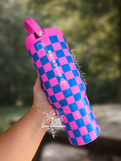 Checkered Razzle Hydrojug