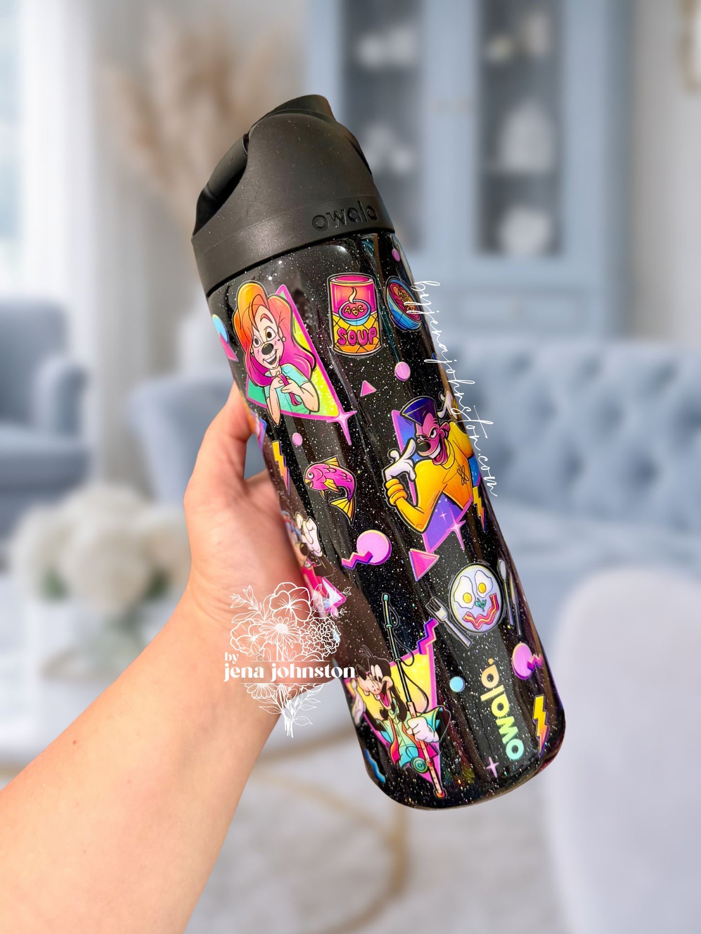 RTS Goofy - black holo glitter
