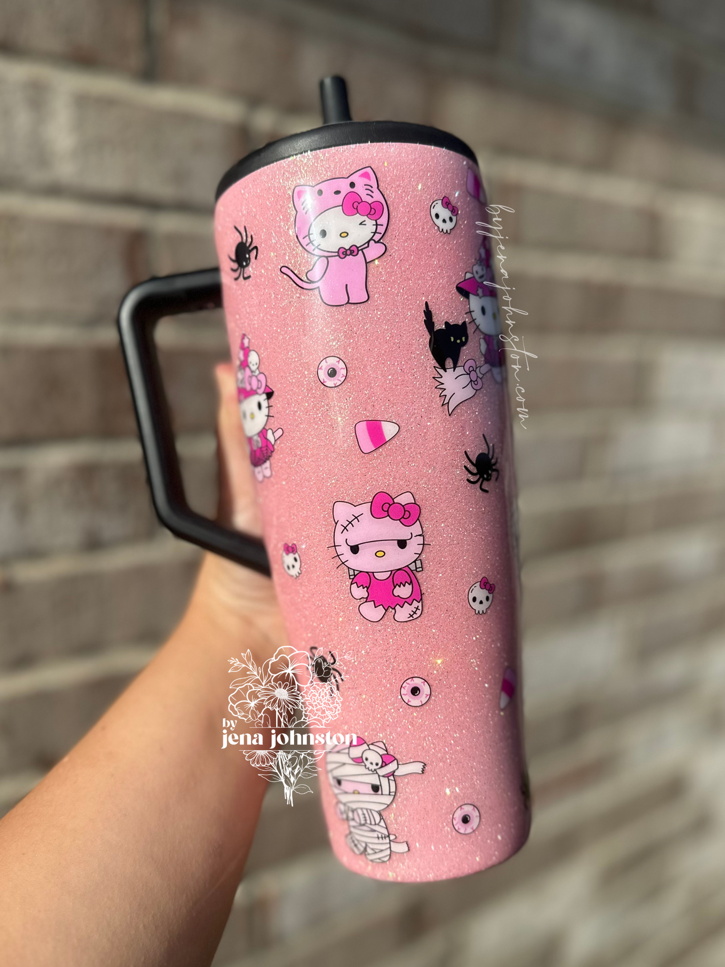 RTS 40oz Hello Kitty Halloween Brumate
