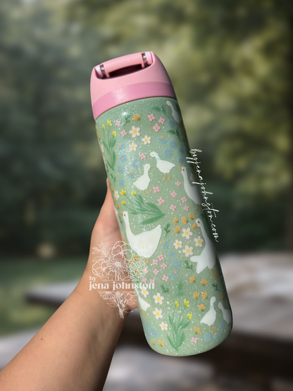 Floral Geese