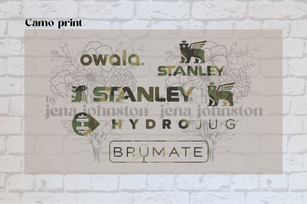 Tumbler Logos - Camo