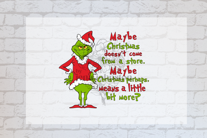 Grinch quote red