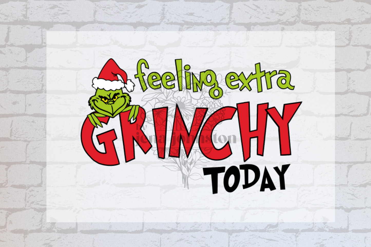 Feeling extra grinchy today red